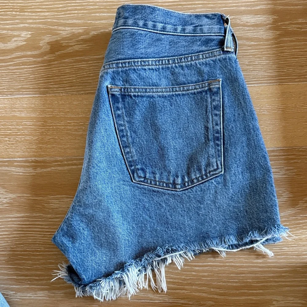 AGOLDE Parker Long Jean Shorts - Women’s size 27 - Picture 2 of 7